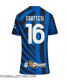 Günstige Inter Milan Davide Frattesi #16 Heimtrikot Damen 2024-25 Kurzarm